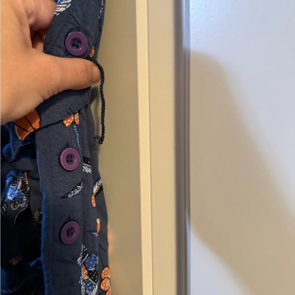 Fat Face Blue Floral Jumpsuit - Picture 4 of 8